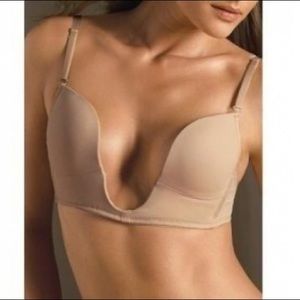 Super Deep Plunge V-Bra with Insert Pockets